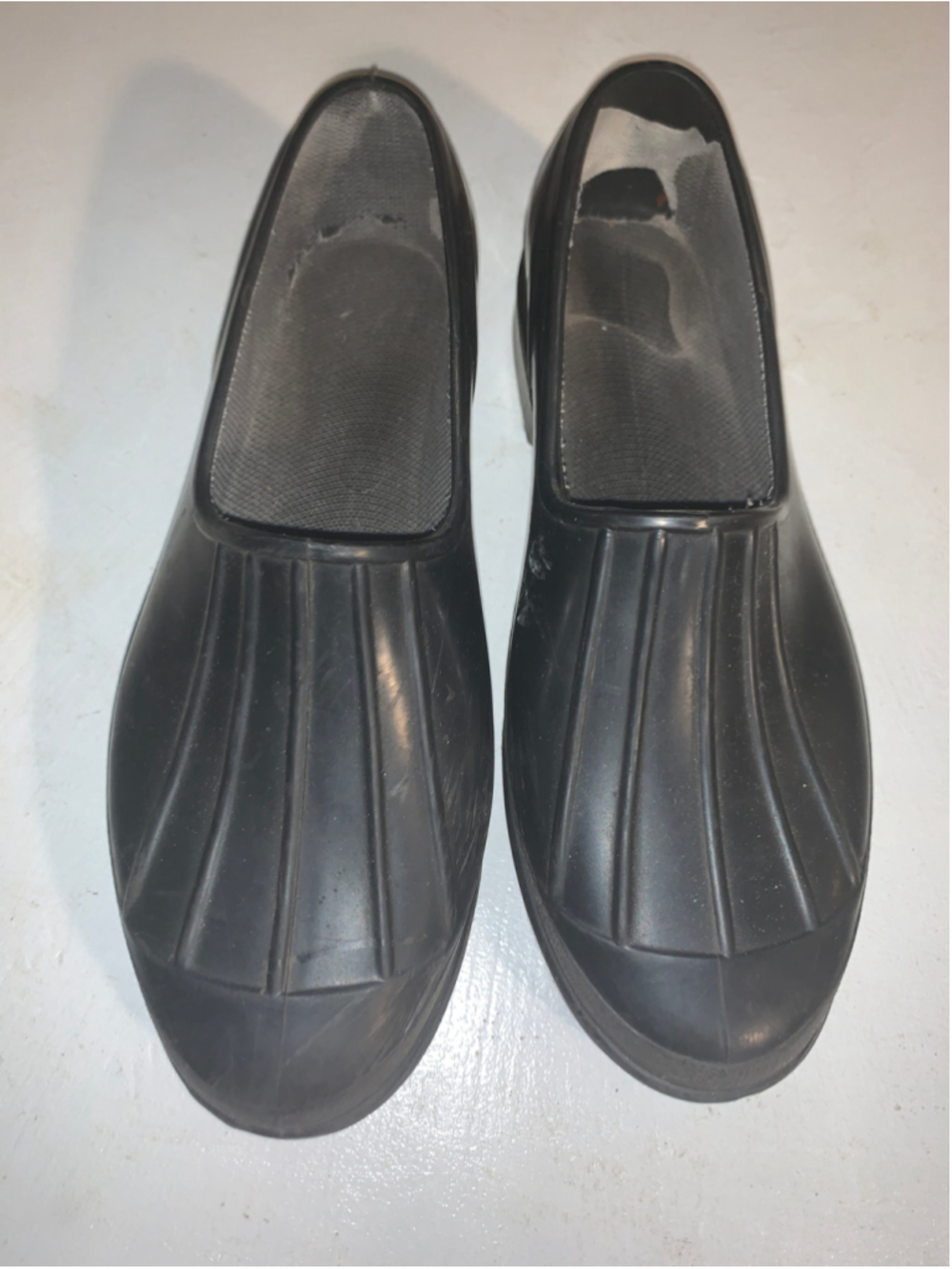 Women's Unbranded Black Rubber Rain Boots Size 7